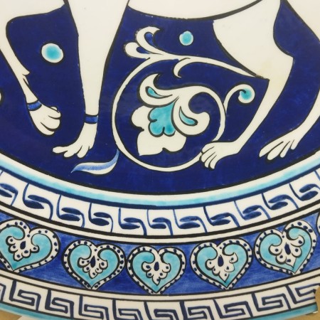 42 cm Selçuklu Motifli Çini Tabak
