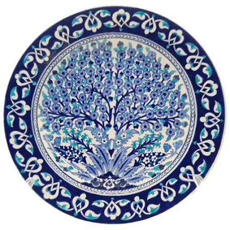 30 cm Hayat Ağacı Çini Tabak