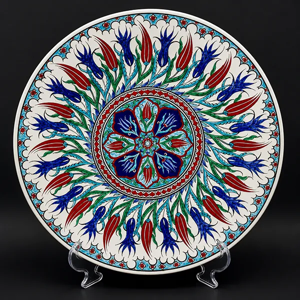 40 cm Çini Çukur Tabak 40 cm Çini Çukur Tabak