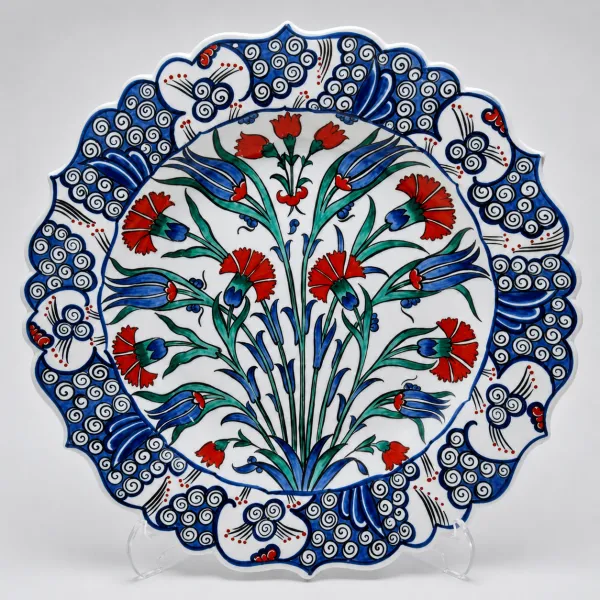 25 cm İznik Çini Tabak 25 cm İznik Çini Tabak