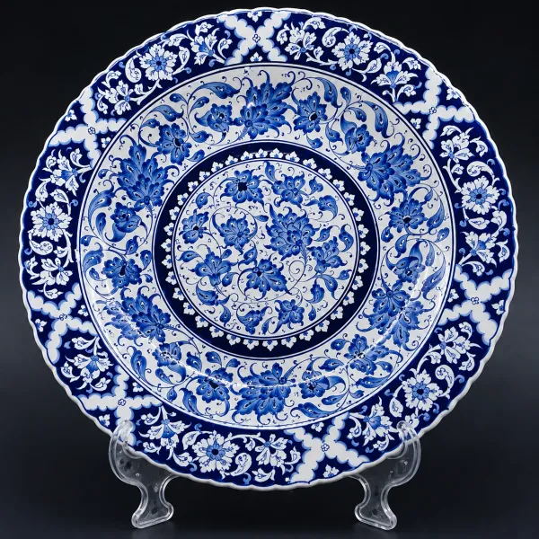 Milet İşi Çini Tabak 40 cm Milet İşi Çini Tabak 40 cm